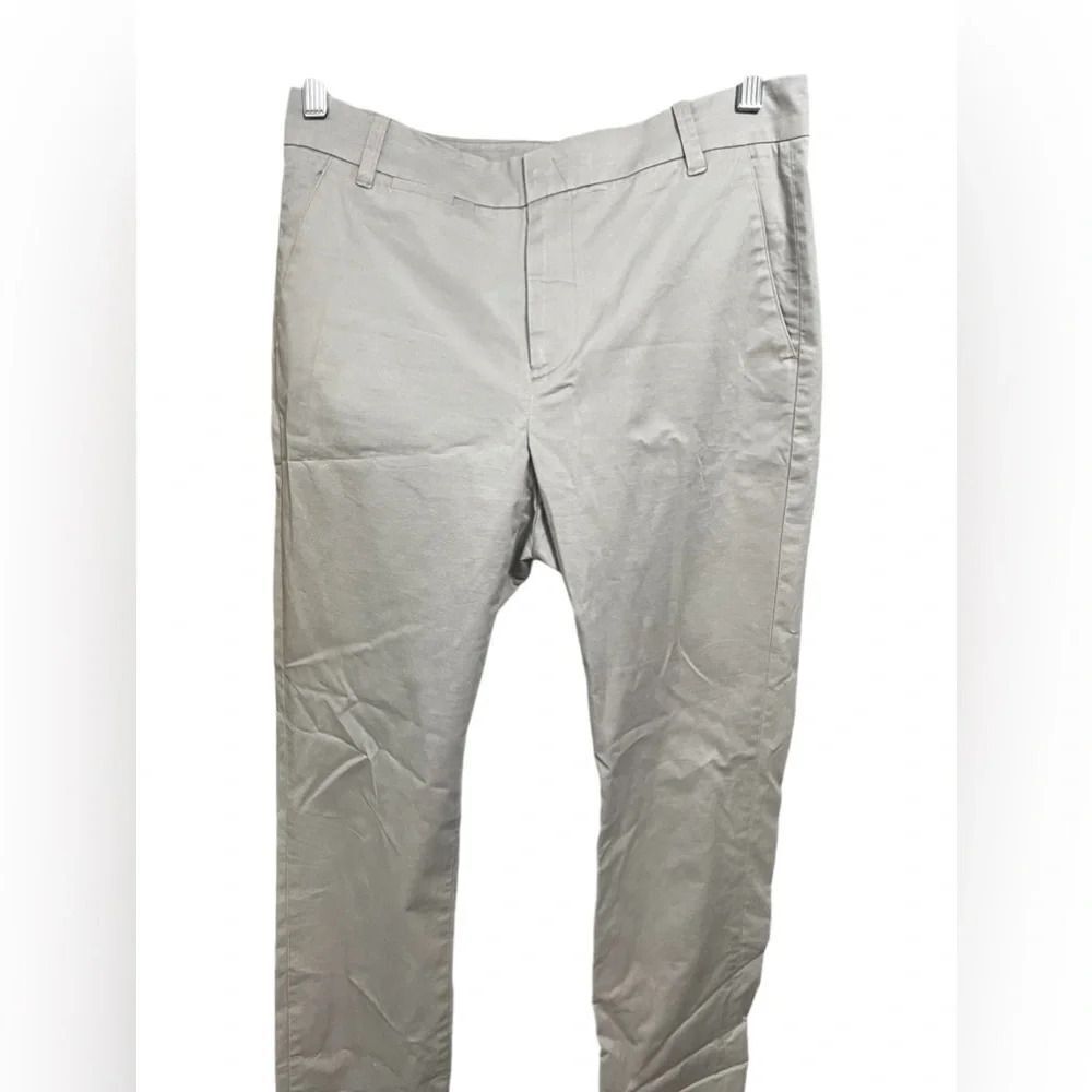 Vince Low-Rise Washed Cotton Crop Pant size 8 Lunar Dust gray - Picture 2 of 14